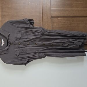 Green Button-Up Dress